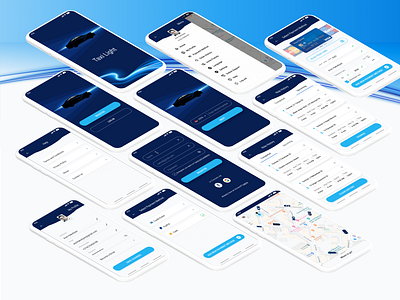 Taxi Online Booking Application for Android and iOS.