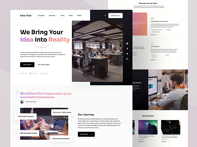 Echo Tech Agency Landing Page