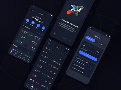 Tokency - Crypto Exchange UI Kit bitcoin crypto crypto app crypto exchange crypto mobile crypto wallet dashboard exchange finance kit minimal mobile mobile app token tokency ui ui design ui kit ux wallet