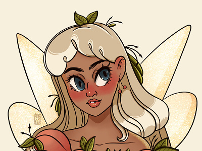 Little cute forest fairy