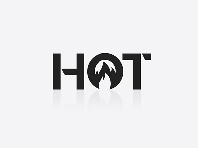 Hot - Minimalist Typographic Logo