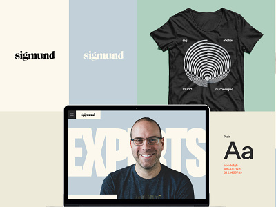 sigmund_pastel! branding design quebec sigmund ui website