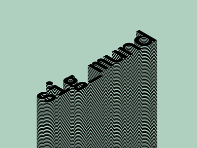 sig_mund vert menthe branding design green illustration logo quebec redesign sigmund typography