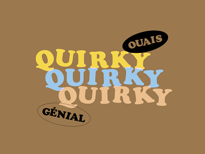 Quirky design illustration logo