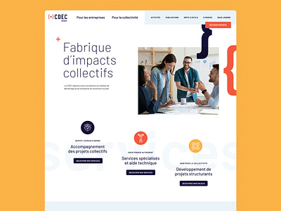 CDEC - L'Accueil design quebec redesign sigmund ui website