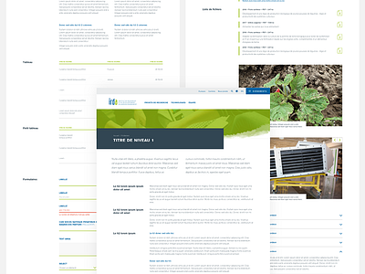 IRDA Design System agriculture design guide guides irda research science simple sober style system