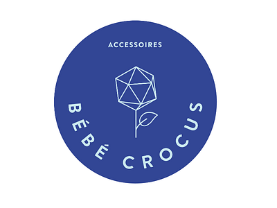 Bébé Crocus - Logo accessories baby child company kids logo toys