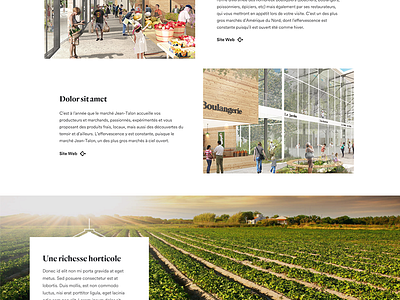 Public Market Website - Details agriculture branding design graphic quebec redesign sigmund ui website