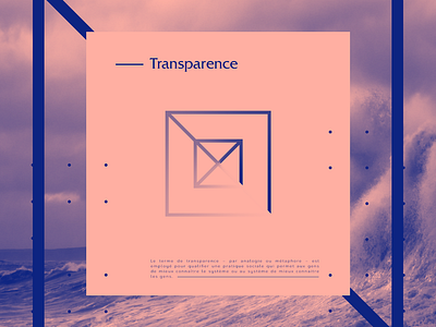 Transparence backdrop design graphic poster quebec sigmund tv ui