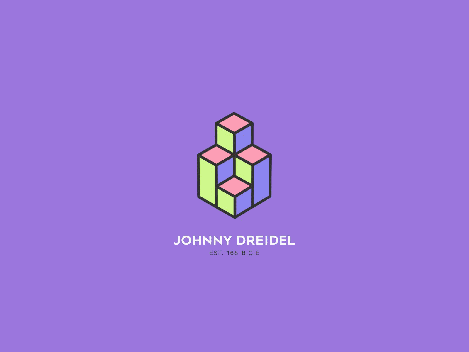 Johnny Dreidel - Logo Animation animation branding design graphic design illustration logo motion graphics typography vector