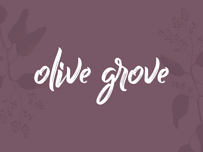 Olive Grove | Logo by Danelle Bourgeois on Dribbble