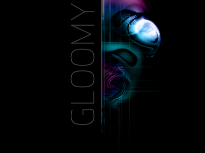 Gloomy design graphic