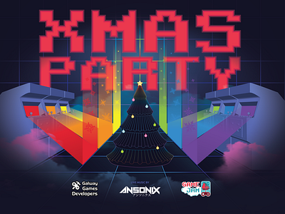 GameJam XmasParty Poster 2:1