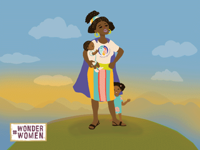 Mother's Day gif, celebrate the Wonder Woman in your life.