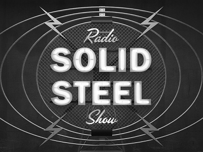 Solid Steel Radio - 3D Visuals 3d graphic design illustration typography visual