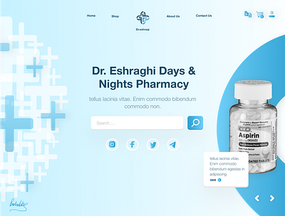 Pharmacy Website Design creative cute design figma inspiration interface layout minimal modern pharmacy ui ui design uidesign uiux ux ux design web web design webdesign website