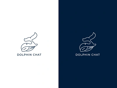 Minimalist Logo Design branding business logo creative logo design dolphin fish dolphin logo fish logo flat logo design iconic logo logo logo design logo inspirations logo mark logomaker minimal logo minimalist logo design ui ux vector wordmark logo