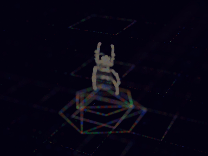 Beatle Visualization with Stardust 2d 3d after effects animation data dataviz gif loop ui