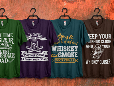 Cigar Smoking T shirt & Clothing