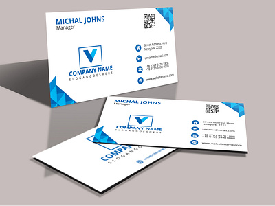 abstract business card design