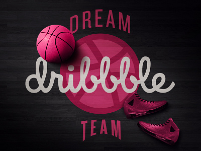 Dribbble Dream Team basketball debut dribbble team