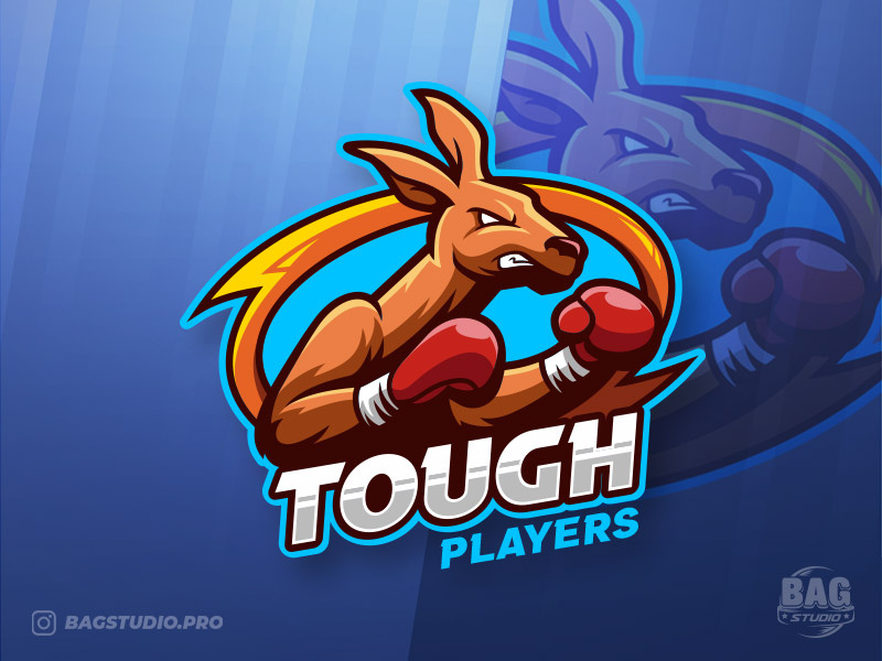 Boxing Kangaroo Esport Logo by Horacio Velozo on Dribbble