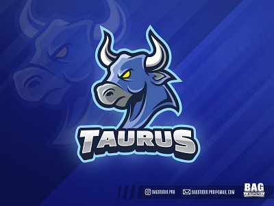 Bull Esport Mascot Logo