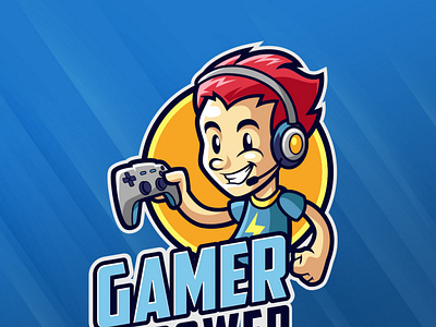 Gamer Kid Mascot Logo by Horacio Velozo on Dribbble