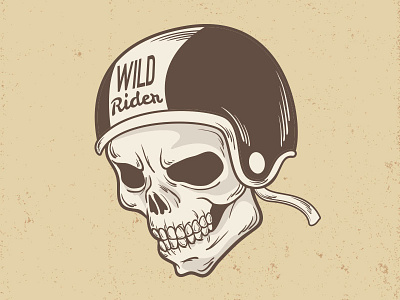 Helmet Skull Illustration biker bones freepik gothic hand drawn helmet illustration motorbike rider skull wild