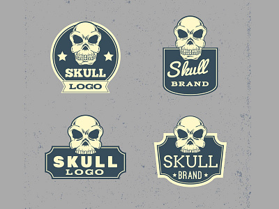 Skull Badges Collection 01