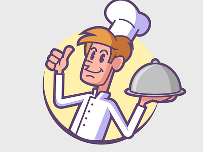 Chef Illustration by Horacio Velozo on Dribbble