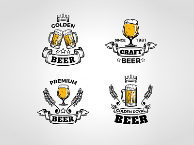 Vintage Beer Badges Collection