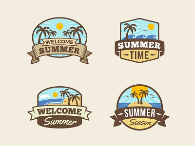 Summer Badges Collection