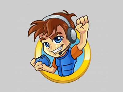 Gamer Kid Logo