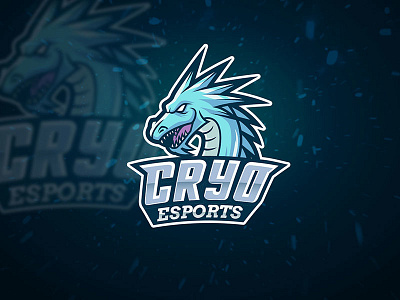 Ice Dragon Esport Team Logo