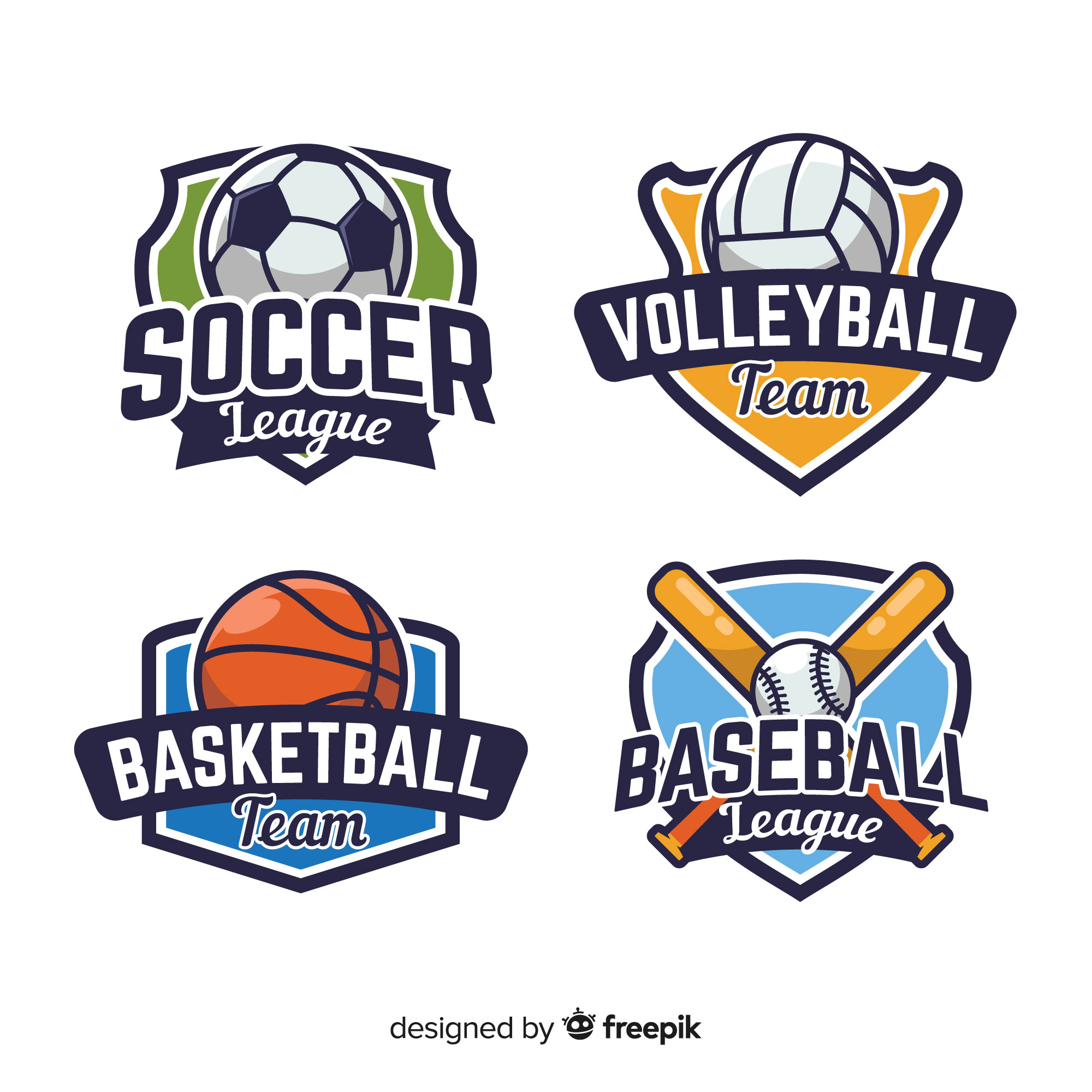 Sports Logo Collection by Horacio Velozo on Dribbble