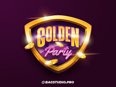 Golden Shield Casino Party Logo