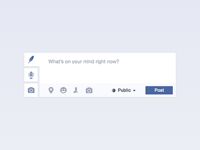 Facebook Status Redesigned