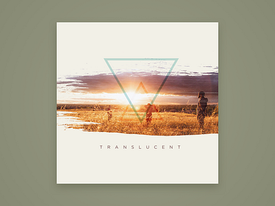 Translucent Album Cover album album cover brush cover double exposure hipster music new age paint photography trendy triangle