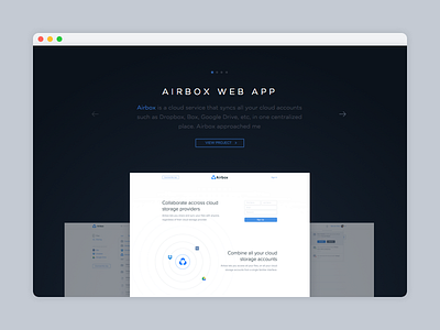 Airbox *Coming Soon* airbox app box cloud coming soon dropbox project web web app web design