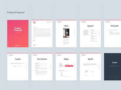 Project Proposal brand freelance page layout project proposal proposal template stationary template
