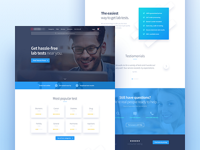 Lab Test Website