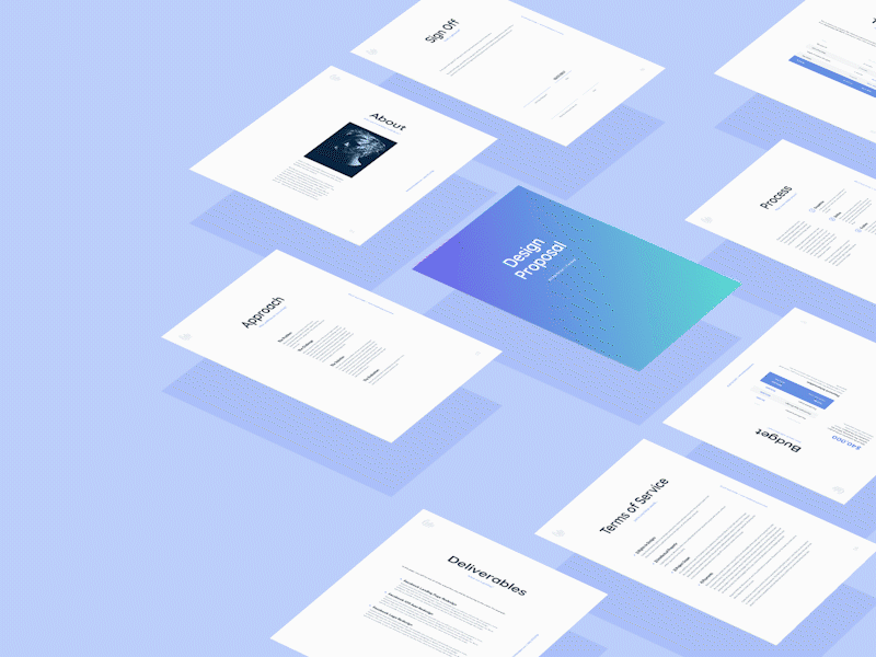 Aerial Proposal Template by Marcelo Silva on Dribbble
