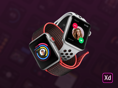 14 Apple Watch Mockup Xd File Mockups