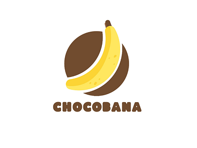 Chocobana logo food vector