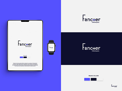 Fancher Developer Logo Design branding clean logo identity branding logo branding logos graphics logo design branding logo design concept logo inspiration logodesign modern logo ui