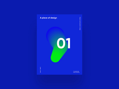 Minimal Clean Poster a4 paper blue design clean design creative poster minimal poster poster poster art poster design typography poster