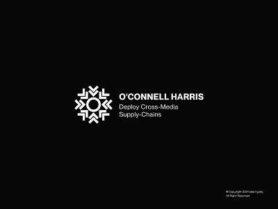 O'CONNELL HARRIS-Logo Design branding clean logo design grid identity branding illustration logo logo branding logos graphics logo construction logo design logotype modern logo