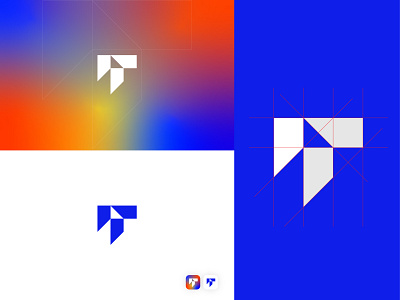 "T" Letter symbol best for modern logo design