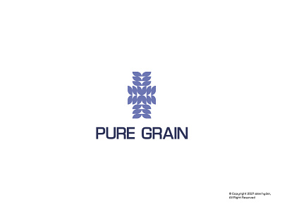 Pure Grain-logo design